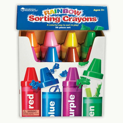 Learning Resources Rainbow Sorting Crayon