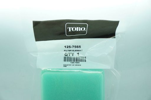 Genuine Oem Toro Part # 125-7565 Air Filter; Replaces Part # 77-7950 Air Filter