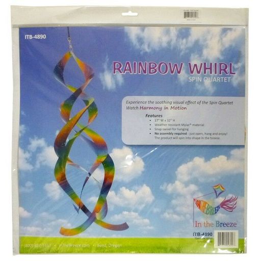 Rainbow Whirl Spin Quartet - Mylar Mogal 17x32 - ITB 4890