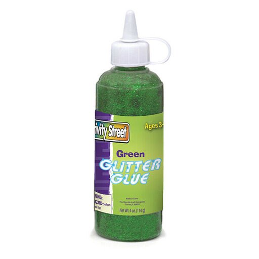 Creativity Street Glitter Glue Green 4 Oz