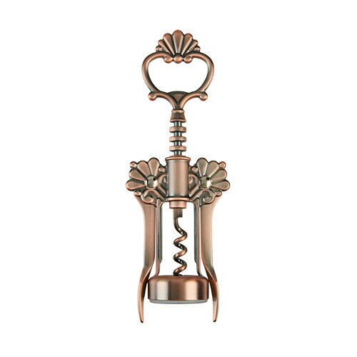 Brushed Copper Filigree Winged Corkscrew by Twine