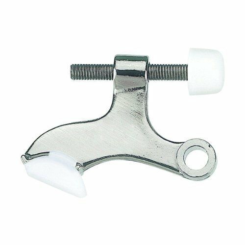 Designers Impressions Polished Chrome Heavy Duty Hinge Pin Door Stop: 3619