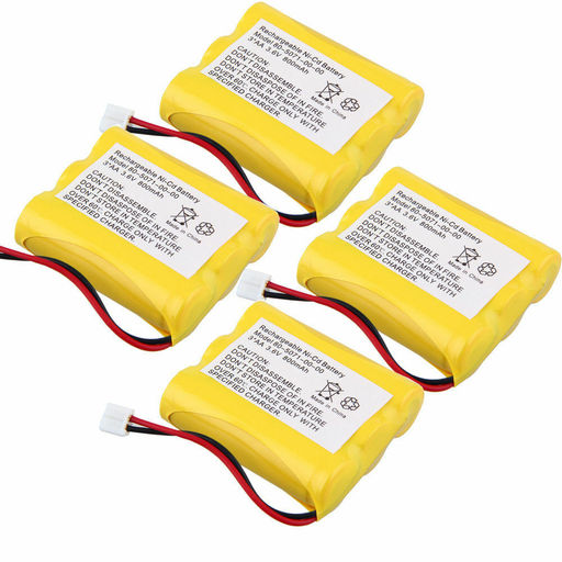 4x 800mAh Battery for at & T Lucent 1128 1140 1150 1155 1185 1230 E2727 CP1475 USA