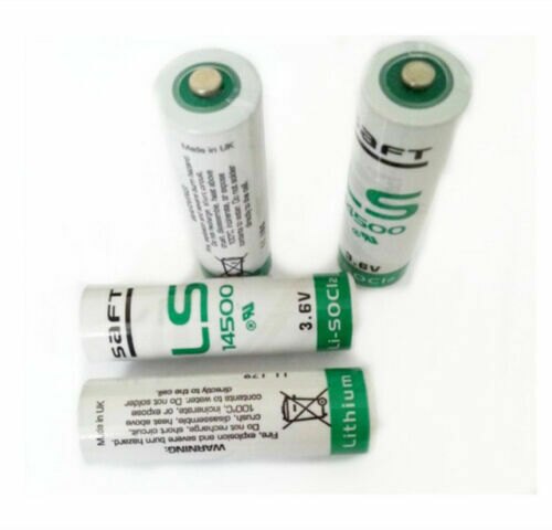 4Pcs 2250mAn Saft LS 14500 LS14500 AA 3.6V Lithium Battery for TL-5104 TL4903