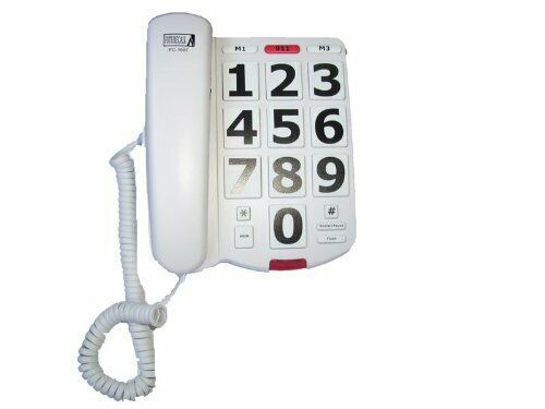 Future Call FC-1507 Big Button Phone with 40db Handset Volume 1- Pack