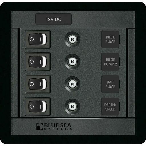 Blue Sea 1455 4 Position Switch Clb Square