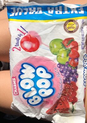 Charms Blow Pops - Assorted Lollipop Flavors - Halloween Candy - Peanut & Gluten Free - Net Wt. 4.55 Oz