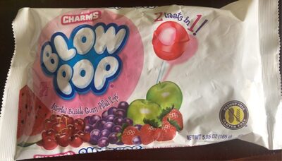 Blow Pop Assorted Bubble Gum Filled Pops