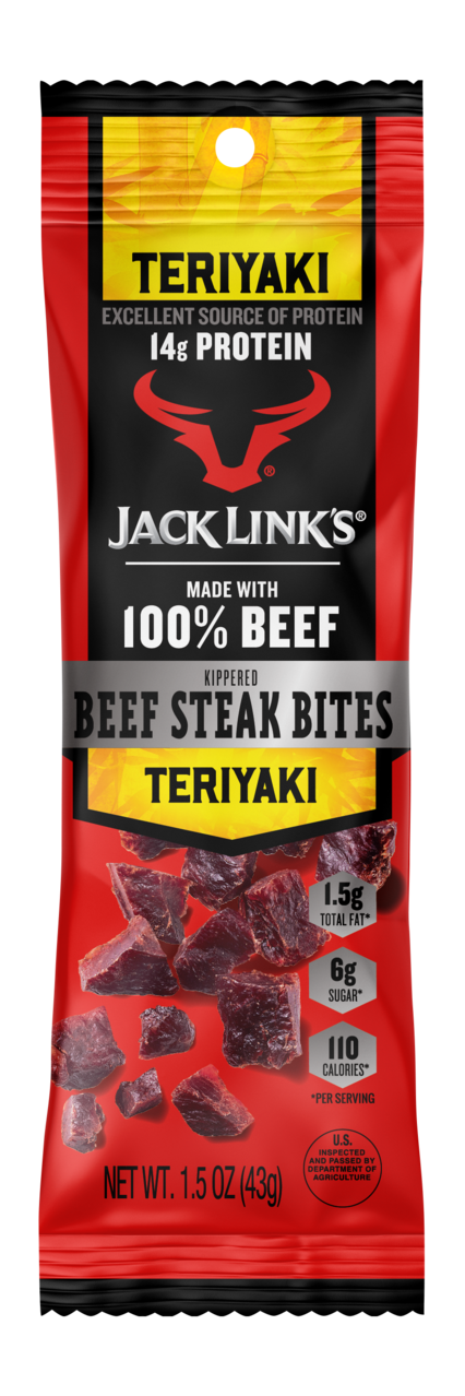 Jack Link's Teriyaki Beef Steak Bites, 1.5 Oz | CVS