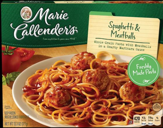 Spaghetti & Meatballs, Whole Grain Pasta with Meatballs in a Hearty Marinara Sauce