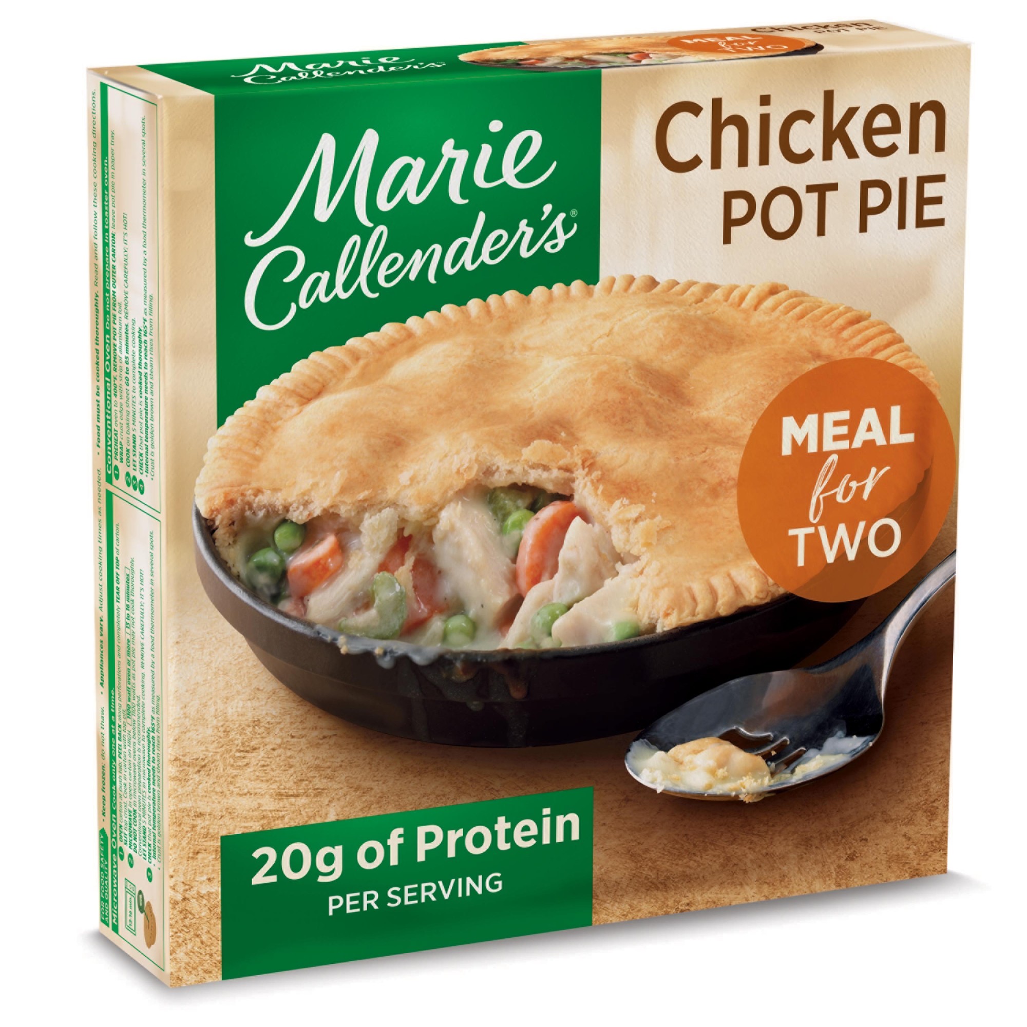 Chicken Pot Pie Tender White Meat Chicken, Golden Flaky Crust Meal, Chicken