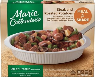 Steak and Roasted Potatoes Tender Beef in a Savory