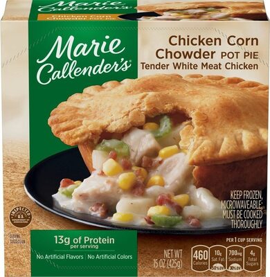 Tender White Meat Chicken Corn Chowder Pot Pie