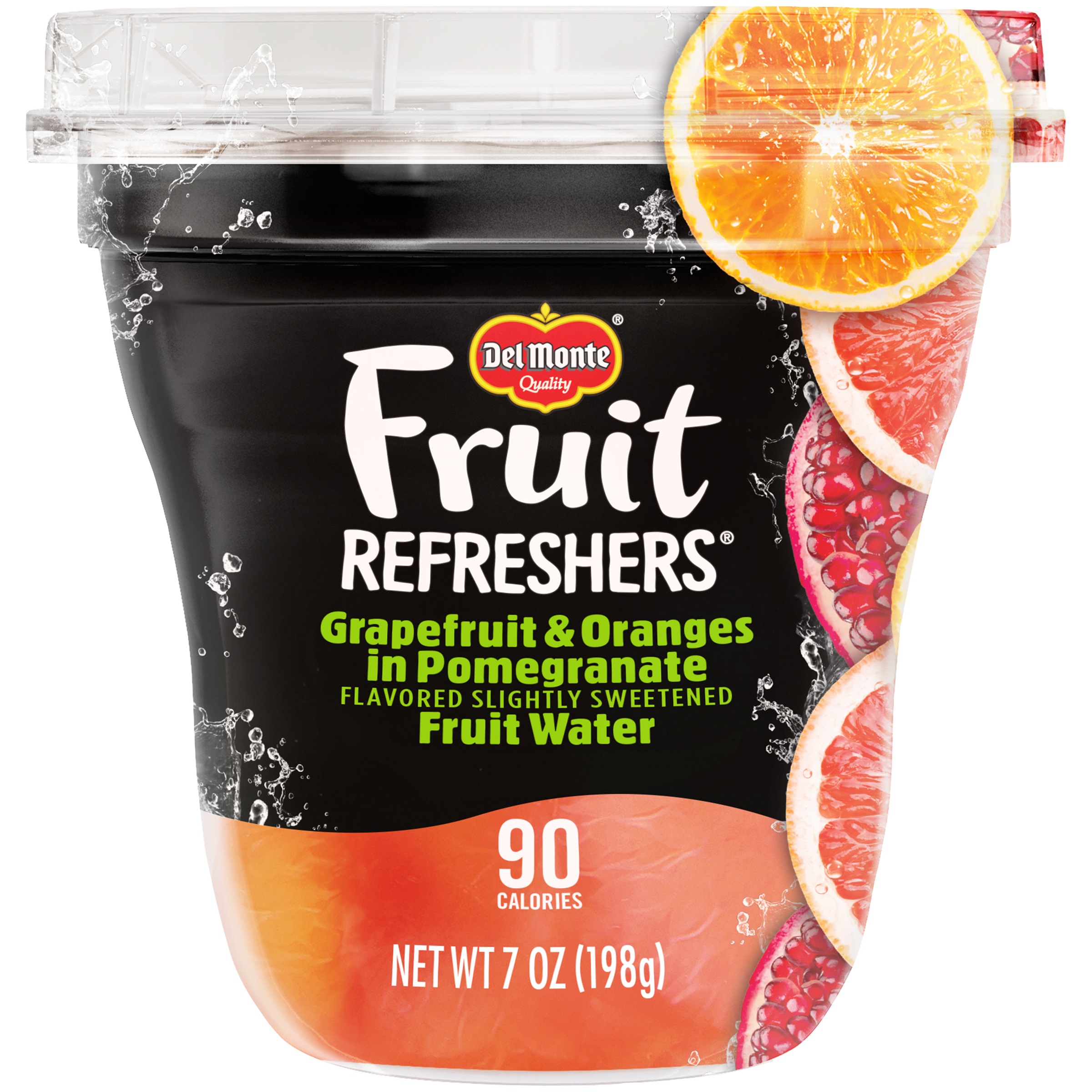 Grapefruit & Oranges in Pomegranate Flavored Slightly Sweetened Fruit Water, Grapefruit & Oranges in Pomegranate