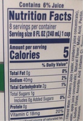 Ocean Spray, Diet Cran Apple Juice Drink, 64 Oz (Case of 8) thumbnail
