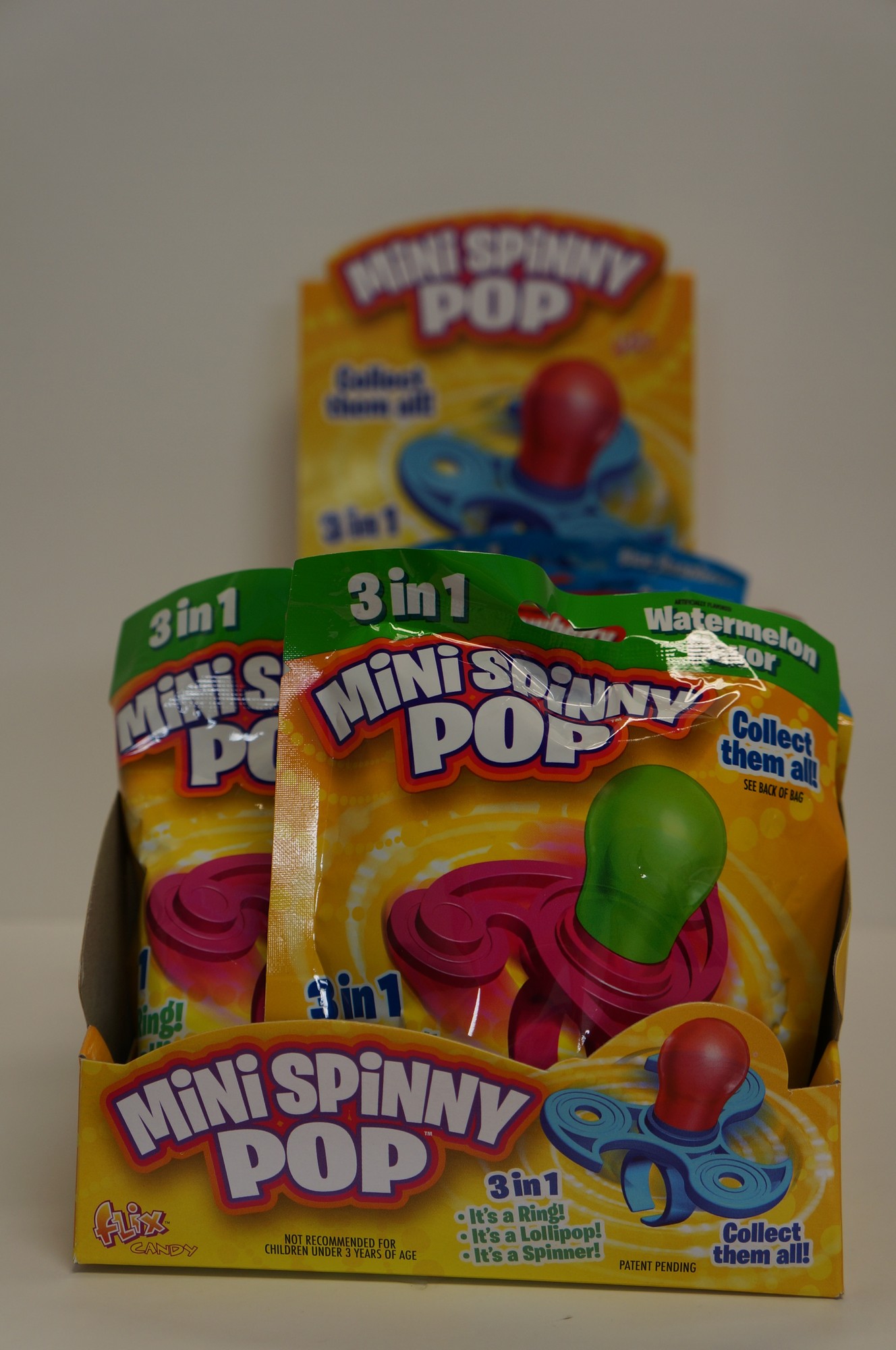 Flix Candy Mini Spinny Ring Pop Multiflavors