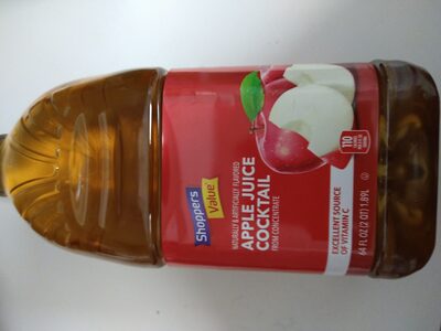 Shoppers Value, Apple Juice Cocktail, 64 Oz (Case of 8)