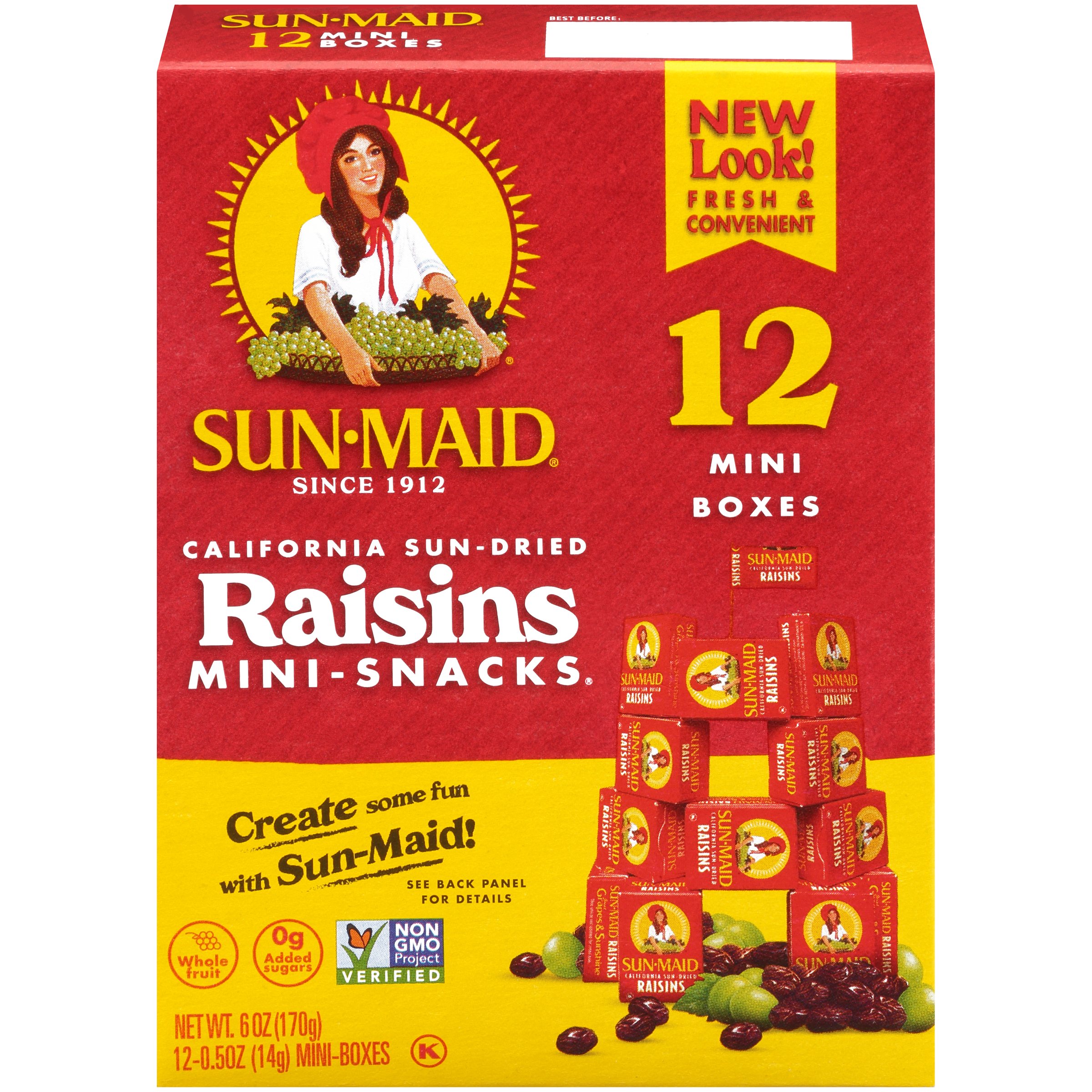 California Sun-dried Raisins Mini-snacks