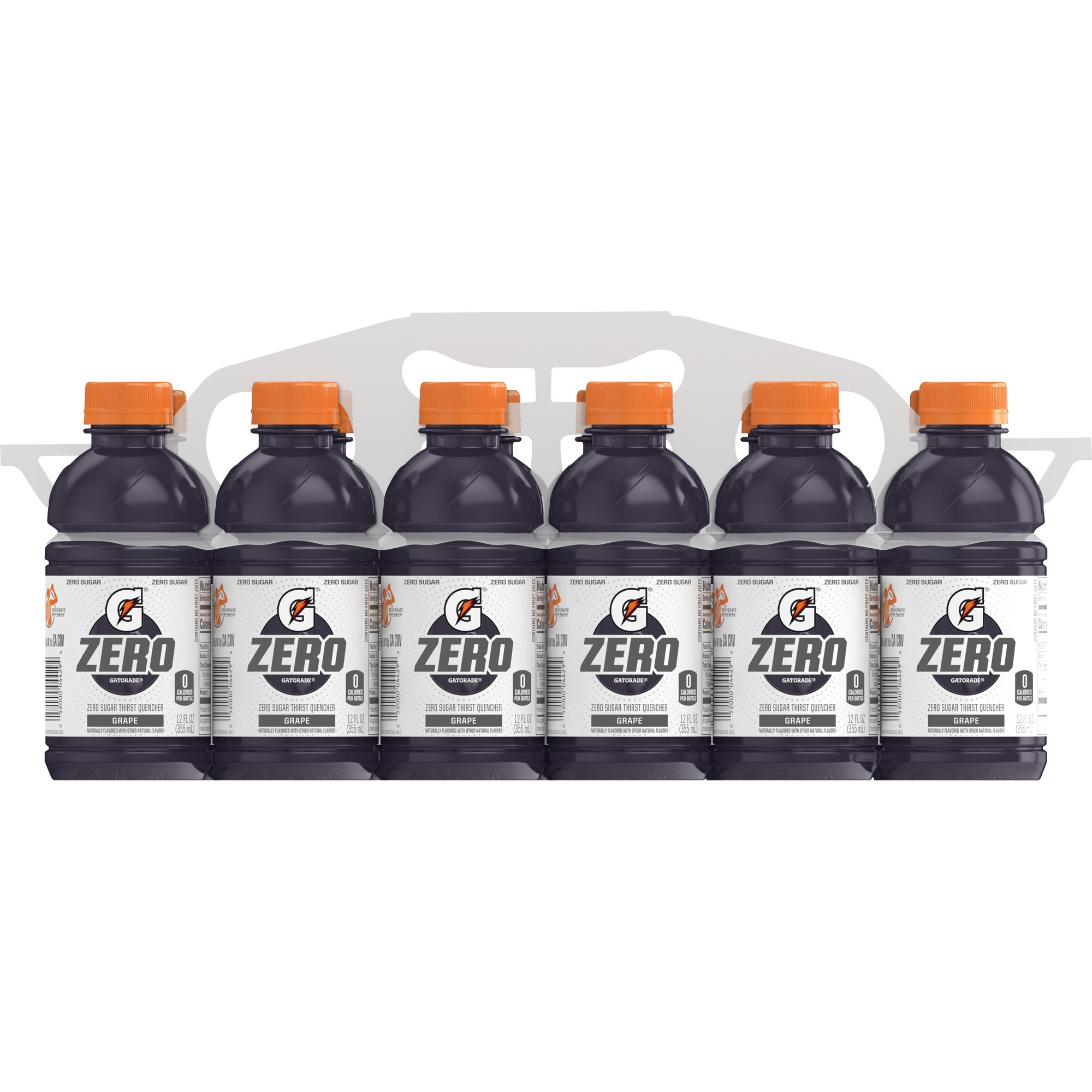 Gatorade Zero Sugar Thirst Quencher  Grape Sports Drinks  12 Fl Oz  12 Count Bottles