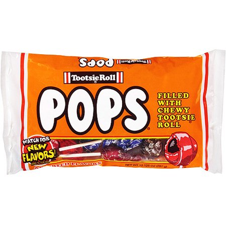 Tootsie Pops Candy Assorted Flavor Lollipops Standup Bag – 10.125oz