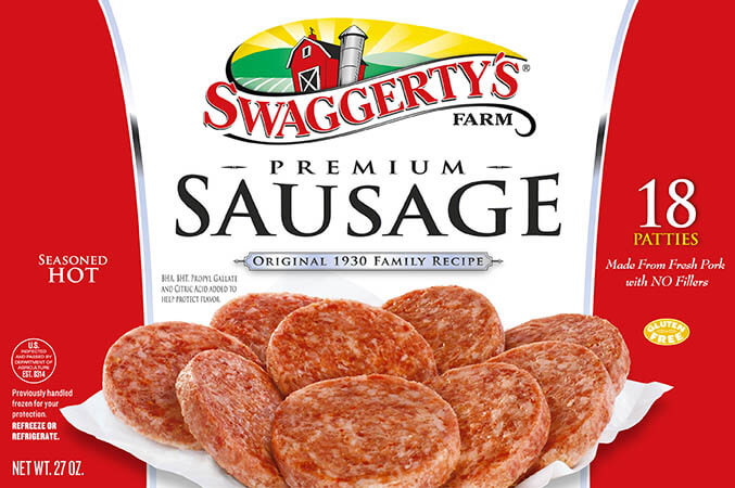 Swaggerty's Farm Seasoned Hot Premium Sausage Patties
