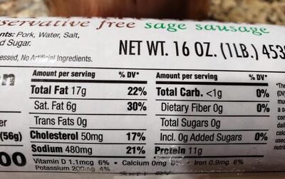 Swaggerty's Farm All Natural Preservative Free Sage Sausage thumbnail