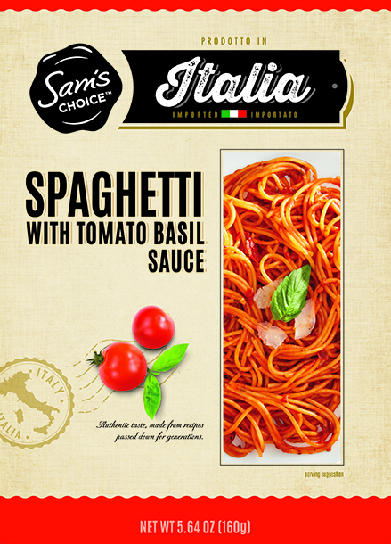 Sam's Choice Italia Spaghetti with Tomato Basil Sauce Meal Kit, 5.64 Oz