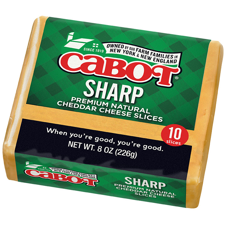 Sharp Cheddar Cheese Slices