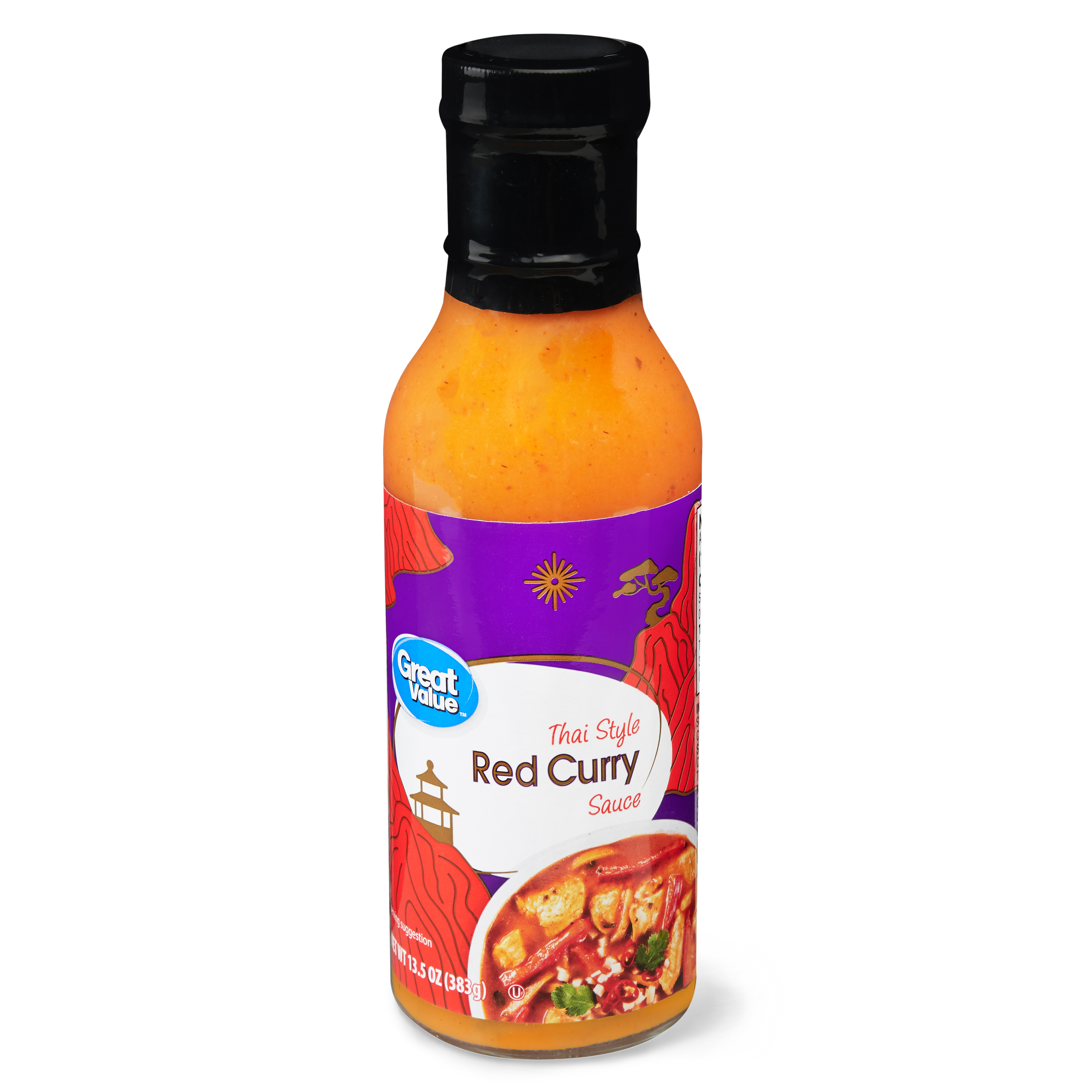 Great Value Thai Style Red Curry Sauce, 13.5 Oz
