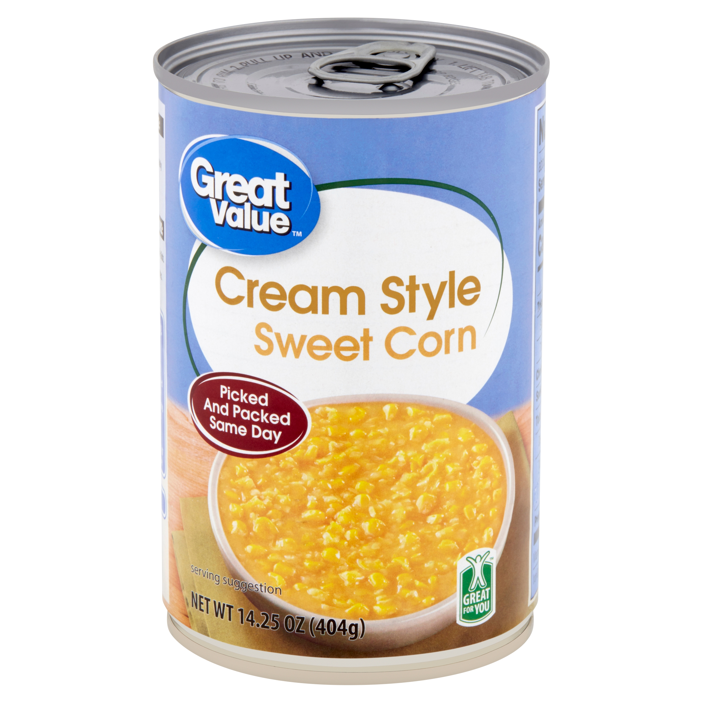Great Value Cream Style Sweet Corn, 14.25 Oz