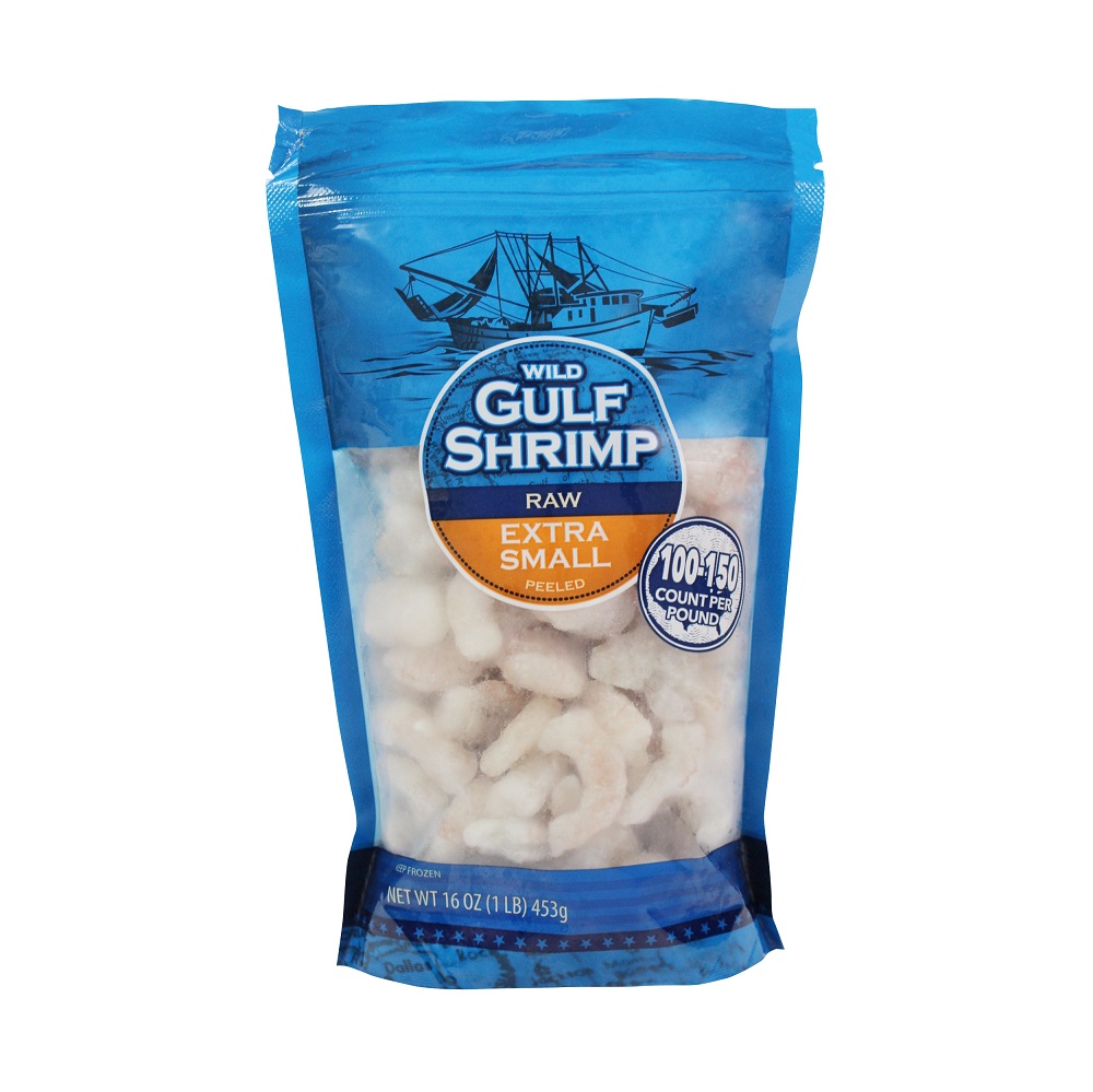 Walmart Seafood Frozen Raw Shrimp 150/250, 16OZ Image