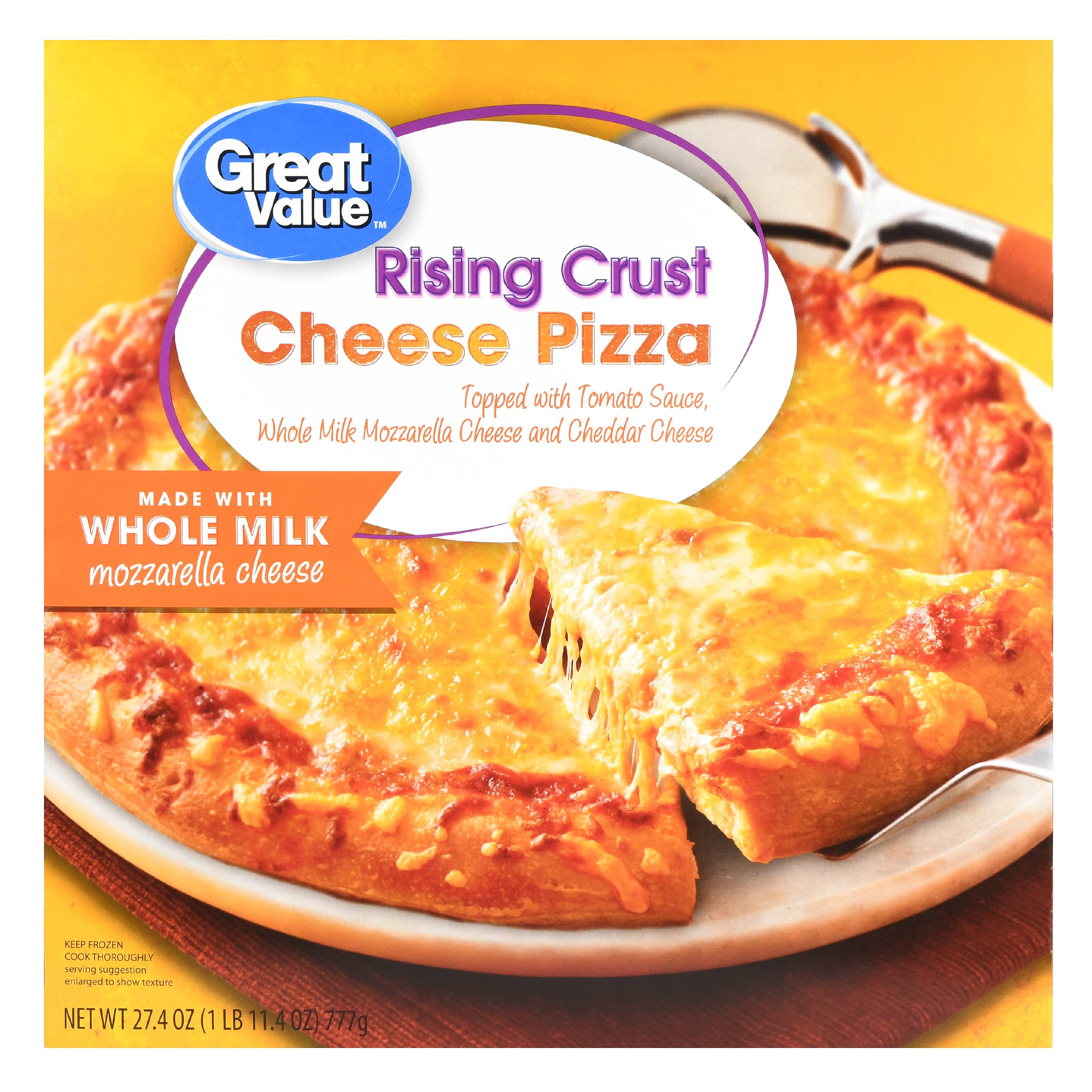 Great Value Frozen Rising Crust Cheese Pizza