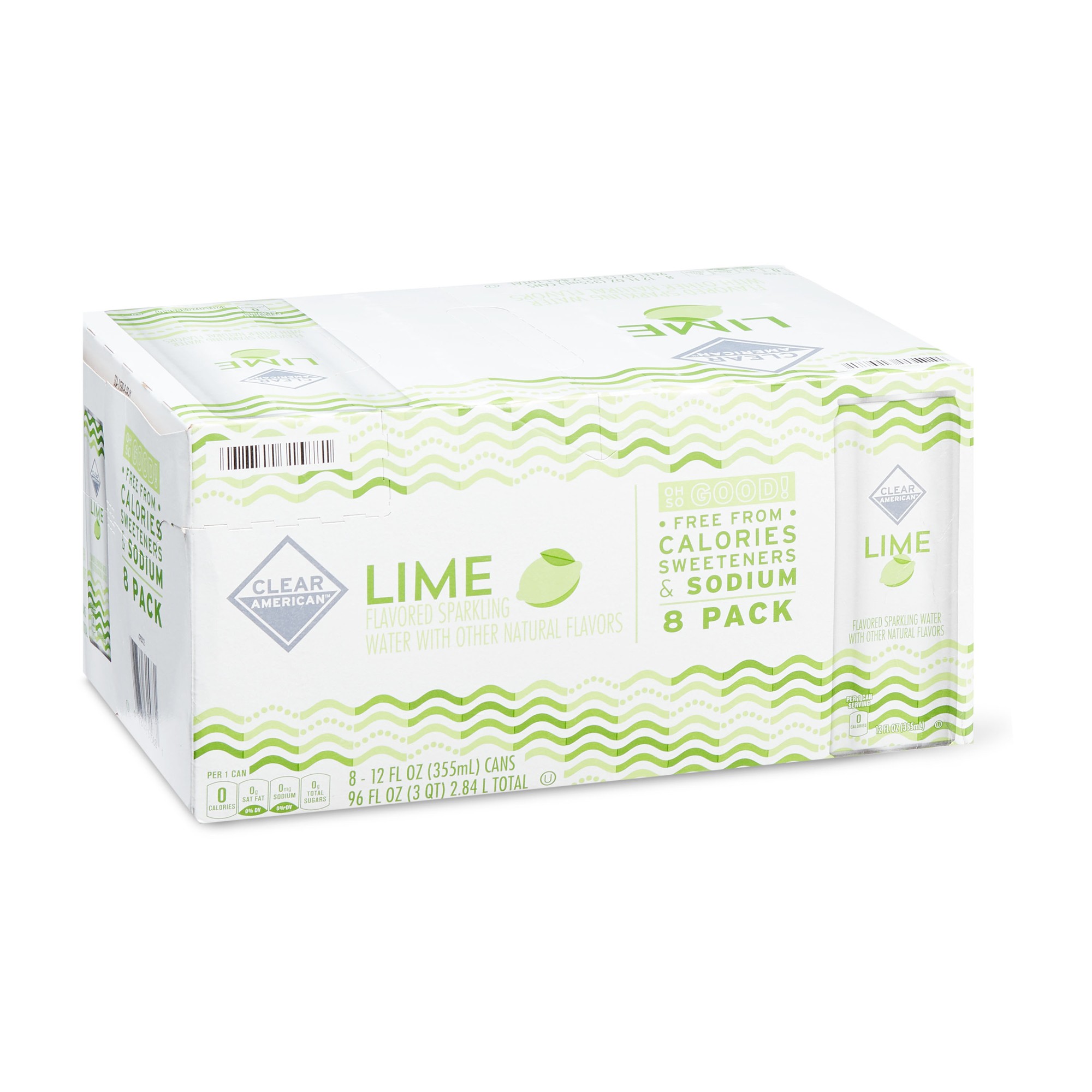 Lime Flavored Sparkling Water, Lime