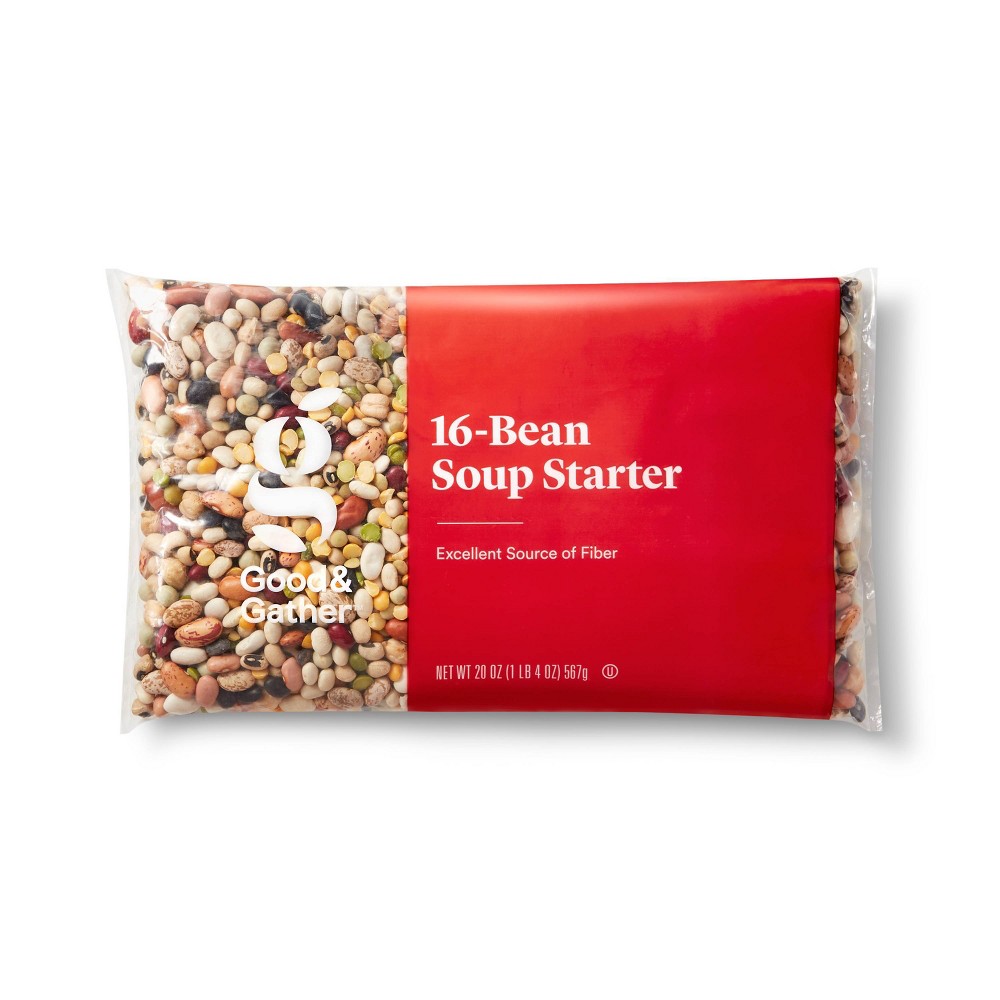 16 Bean Soup Starter 20oz Good And Gather™ Nutrition And Ingredients