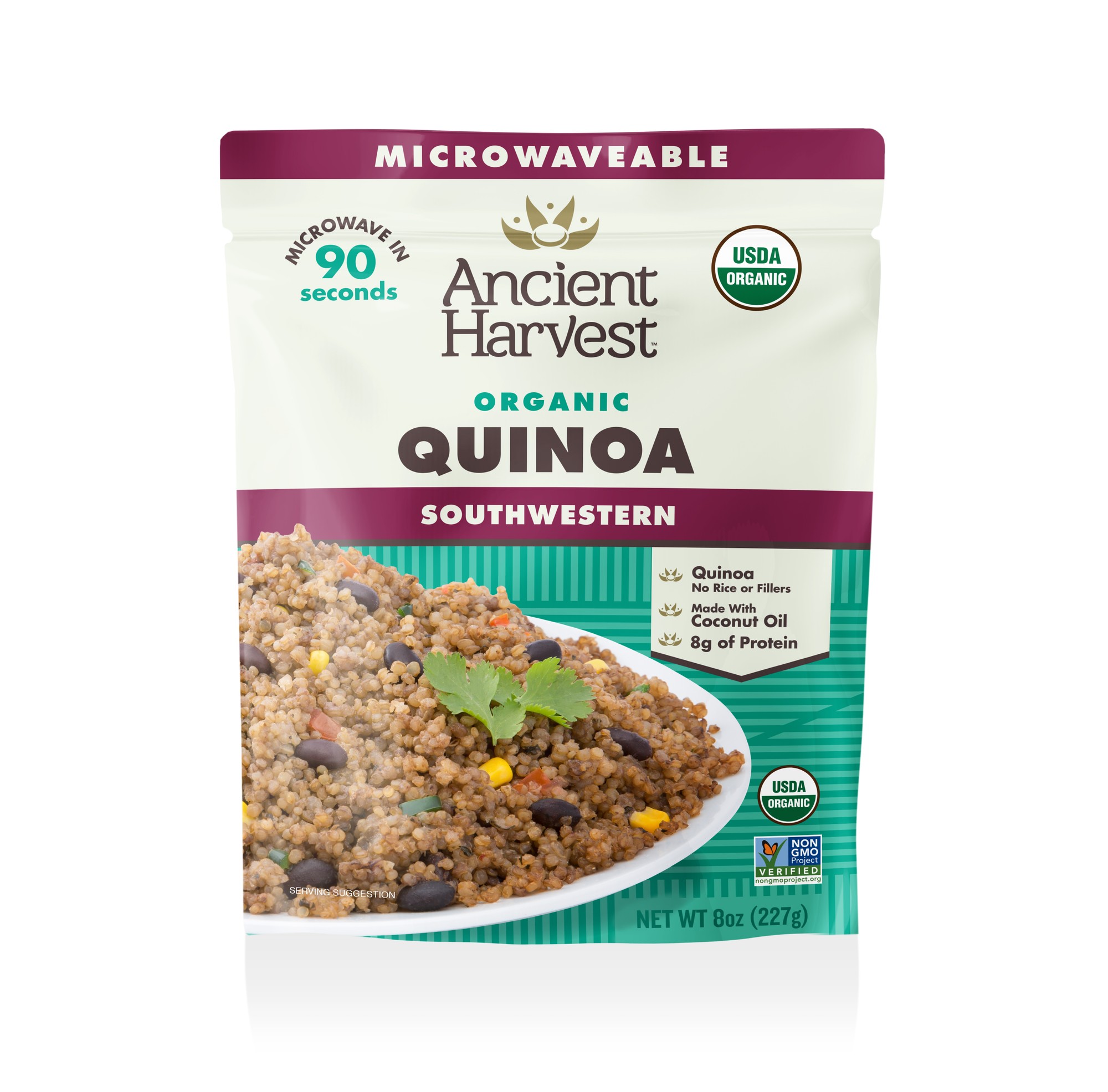 Ancient Harvest Heat-and-Eat Organic Southwestern Quinoa, 8 oz