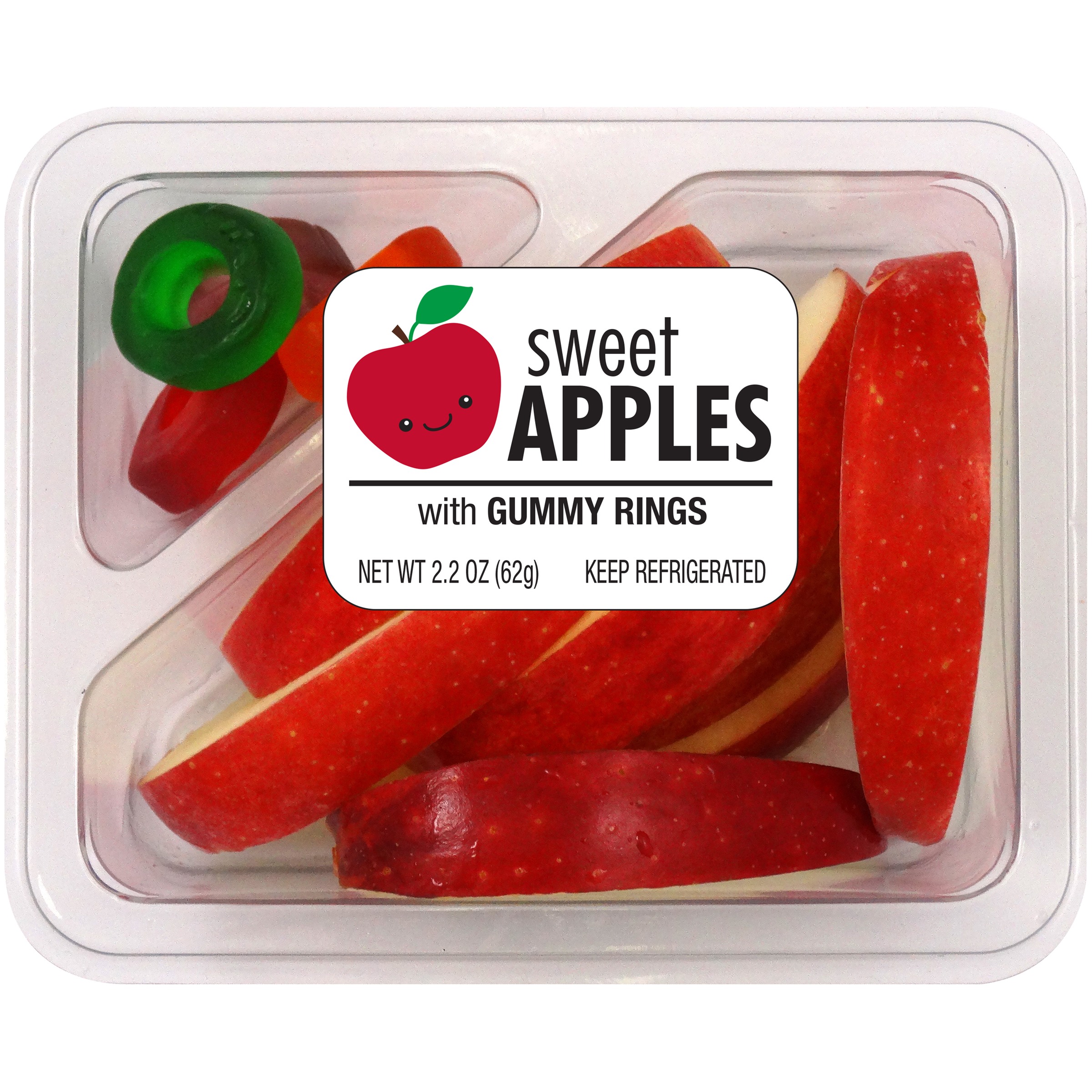 Sweet Apples with Gummy Rings