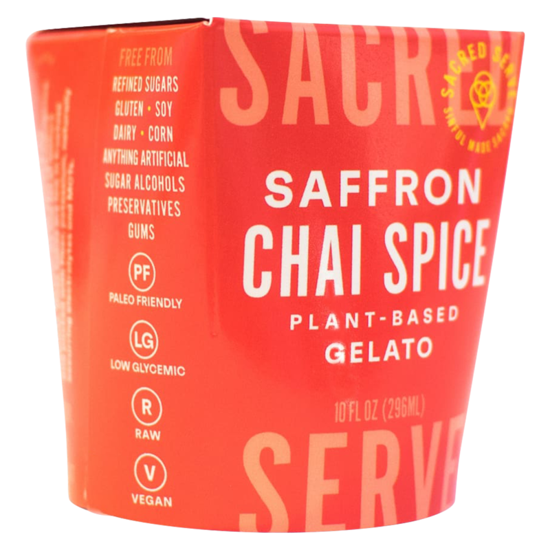 SAFFRON CHAI SPICE PLANT-BASED GELATO, SAFFRON CHAI SPICE