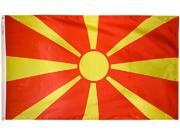Macedonia, Republic of - 5'X8' Nylon Flag