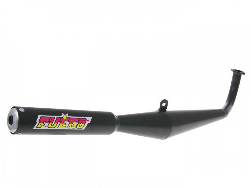 Auspuff Fuego Boss Schwarz Für Tomos Artikelnr.: 32556