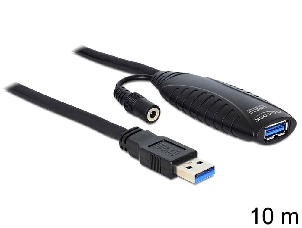 DeLOCK USB3.0-a - USB3.0-a, 10m USB Cable USB 3.2 Gen 1 (3.1 Gen...