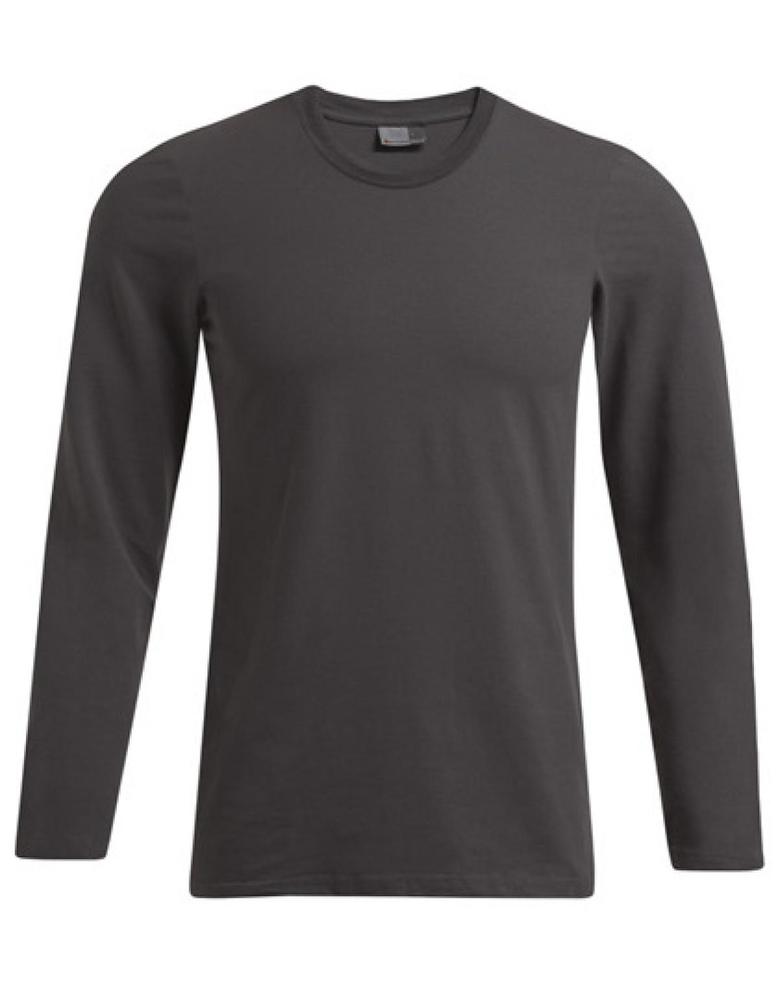 Black - Men´s Slim Fit-T Longsleeve Herren T-Shirt