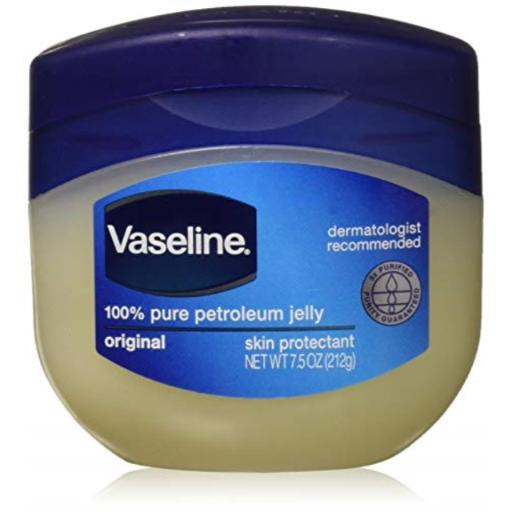Vaseline 100% Pure Petroleum Jelly Original 7.5 Oz (Pack of 6)