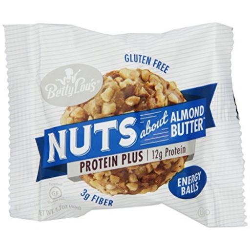 Betty Lou's Energy Balls, Almond Butter, 1.7 Ounce (Pack Of 12)