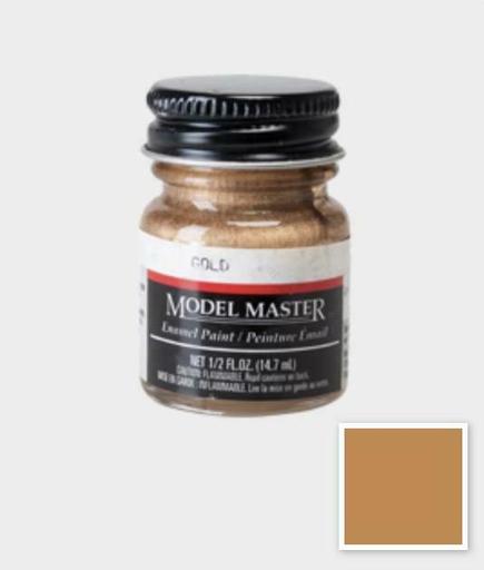 Model Master Enamel 1744 Gold 1/2 Oz Bottle
