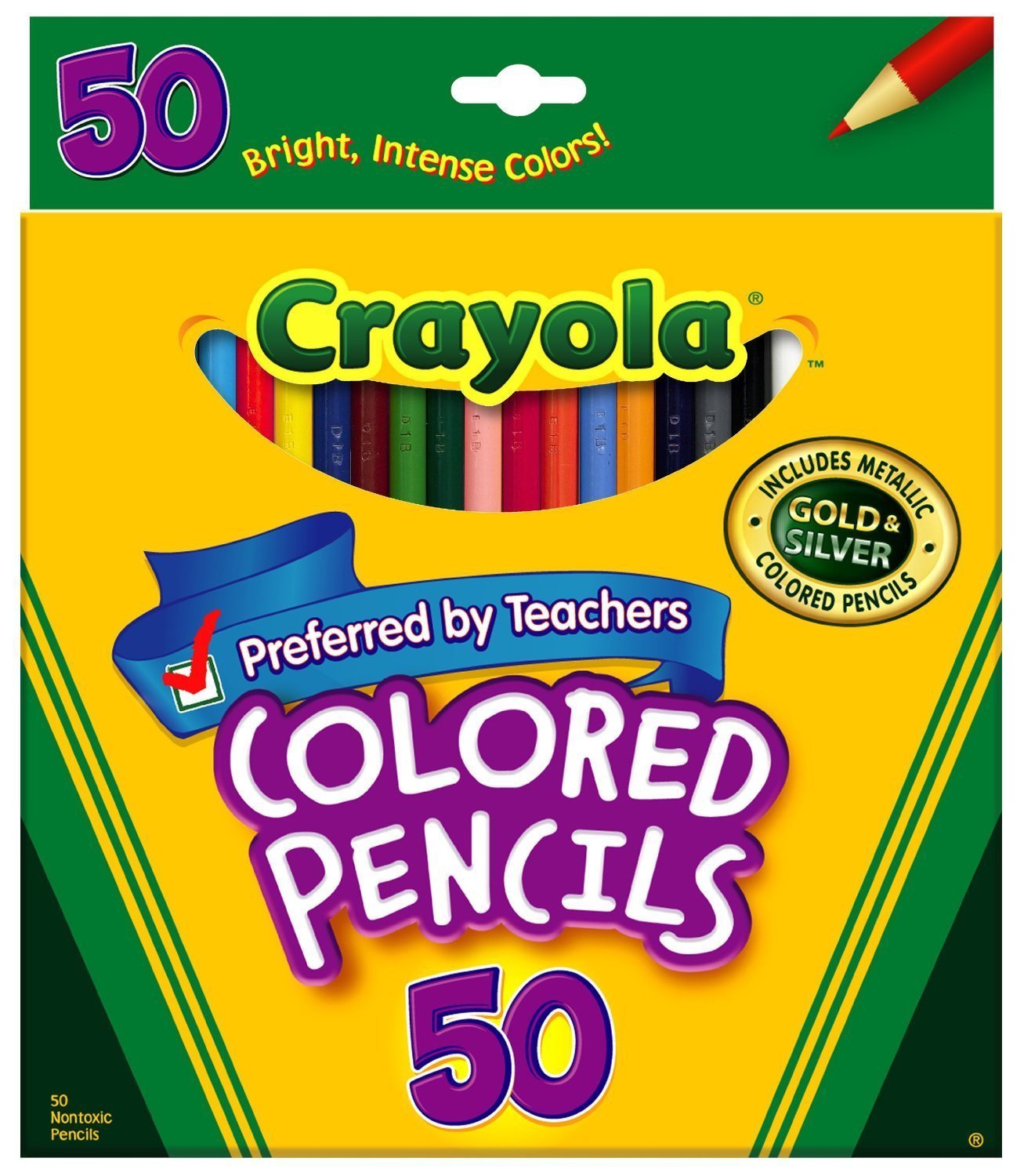 Buy Bulk: Crayola 50ct Long Colored Pencils, (Case of 12)