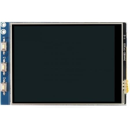 3.2 Inch Resistive Touch Screen Display 320x240 SPI Interface for Development Boards and Microcontroller Projects SKU-9201