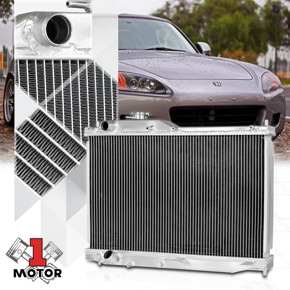 Aluminum 2 Row Performance Cooling Radiator for 99-09 Honda S2000 AP1/AP2 S2K 00 01 02 03 04 05 06 07 08