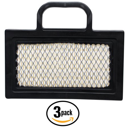 3-Pack Replacement Briggs & Stratton 405777-0134-E1 Engine Air Filter - Compatible Briggs & Stratton 499486S Filter