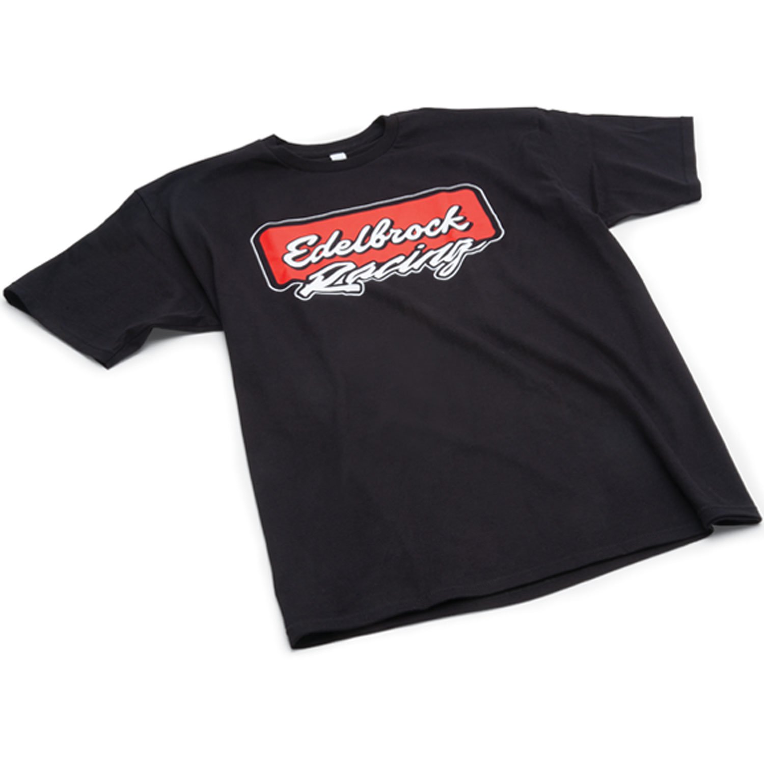 Edelbrock 2312 Edelbrock Racing Logo Tee Large Black