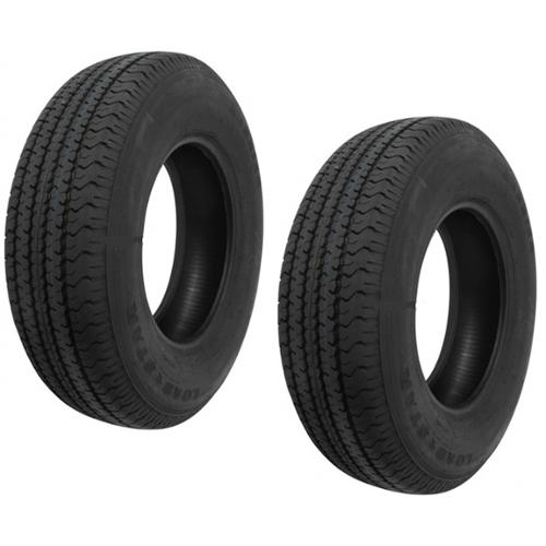 Two Rainier Radial ST225/75R15 Trailer Tires Load Range D 2540# 225/75 R 15 Tire
